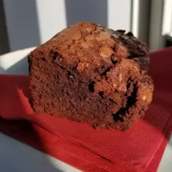 Homemade Triple Chocolate Brownie